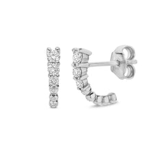 Load image into Gallery viewer, Cascading diamond earrings