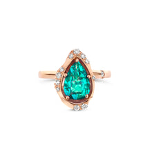 Load image into Gallery viewer, Manyara Emerald Diamond Ring