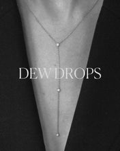 Load image into Gallery viewer, DewDrops Diamond Lariat Necklace