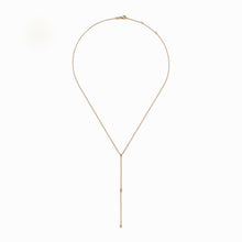 Load image into Gallery viewer, DewDrops Diamond Lariat Necklace