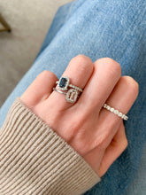 Load image into Gallery viewer, Full Bloom London Blue Topaz diamond ring