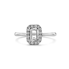 Load image into Gallery viewer, Full Bloom Morganite white gold ring