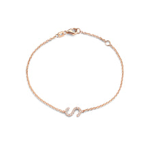 Load image into Gallery viewer, Valkiers Diamond Letter Bracelet