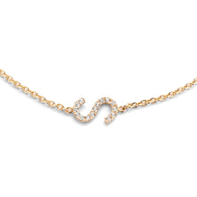 Load image into Gallery viewer, Valkiers Diamond Letter Bracelet