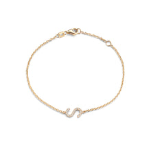 Load image into Gallery viewer, Valkiers Diamond Letter Bracelet