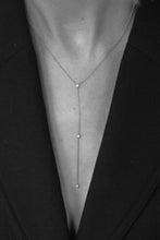 Load image into Gallery viewer, DewDrops Diamond Lariat Necklace