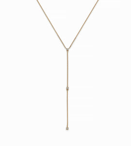 DewDrops Diamond Lariat Necklace