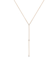 Load image into Gallery viewer, DewDrops Diamond Lariat Necklace