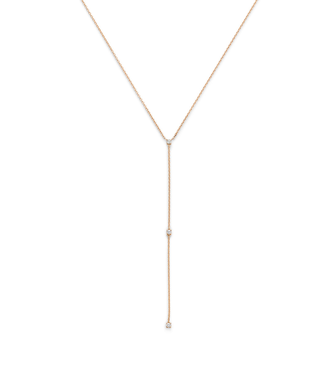 DewDrops Diamond Lariat Necklace