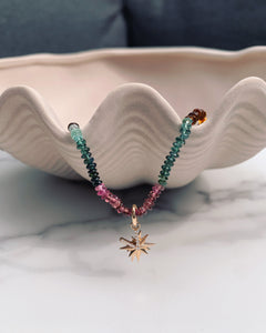 Multicolour Tourmaline necklace
