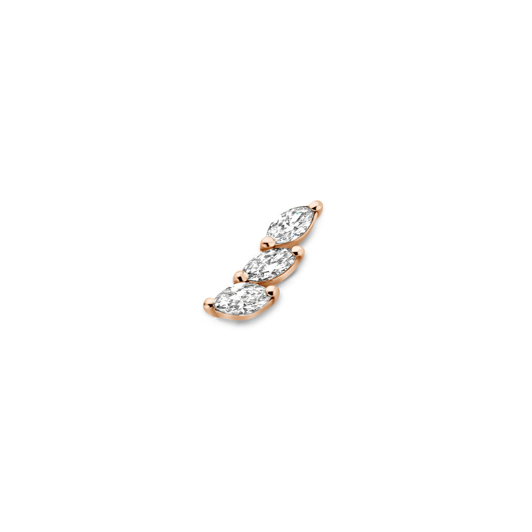Marquise Milky Way earring