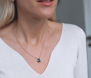 Manyara Tanzanite diamond Necklace