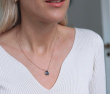 Load image into Gallery viewer, Manyara Tanzanite diamond Necklace
