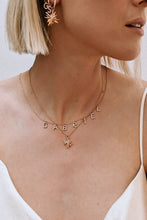Load image into Gallery viewer, Valkiers Diamond Letter Necklace