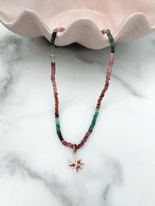 Multicolour Tourmaline necklace
