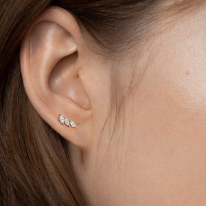Marquise Milky Way earring