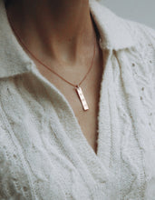 Load image into Gallery viewer, ID Bar Necklace Pendant