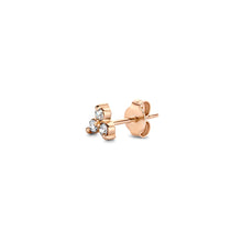 Load image into Gallery viewer, Valkiers Amalfi Triple diamond earring