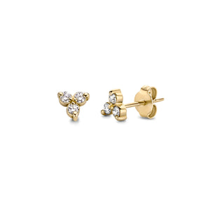 Valkiers Amalfi Triple diamond earring